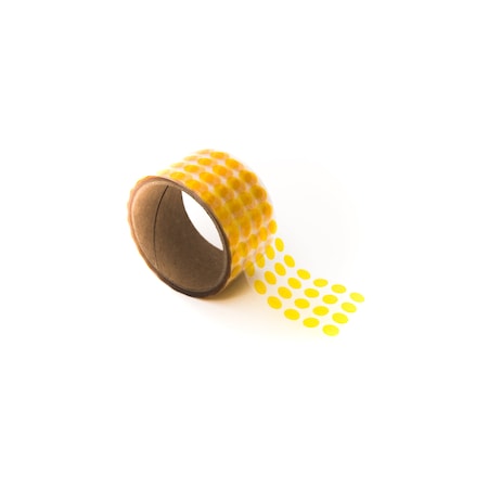 Bertech High Temp. ESD Anti-Static Polyimide Masking Discs, 1/2 in W x 2.5 mil Thick, Amber PPDLS-1/2